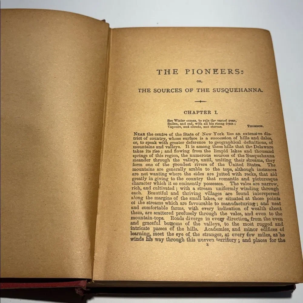 Vintage book of The Pioneers by Cooper